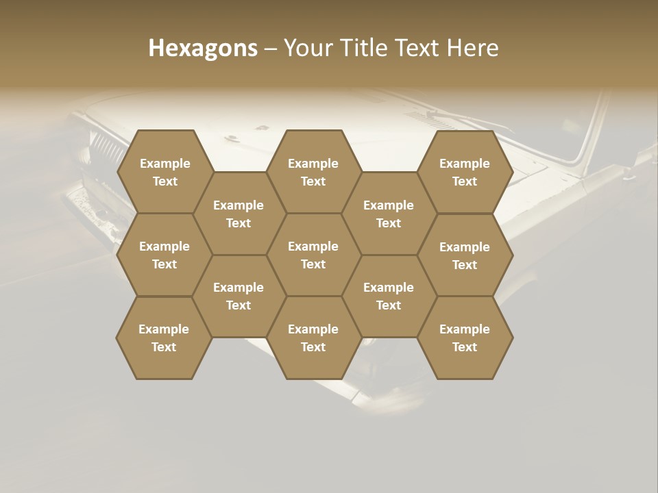 Road City Car PowerPoint Template