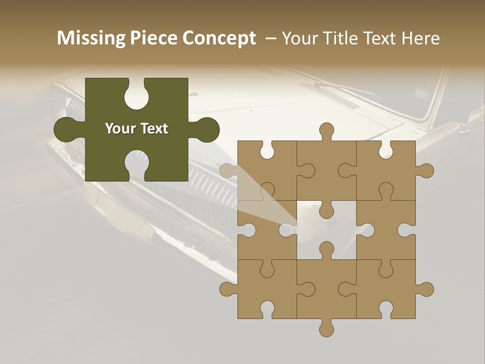 Road City Car PowerPoint Template