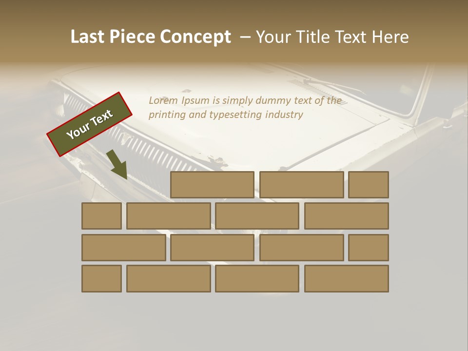 Road City Car PowerPoint Template