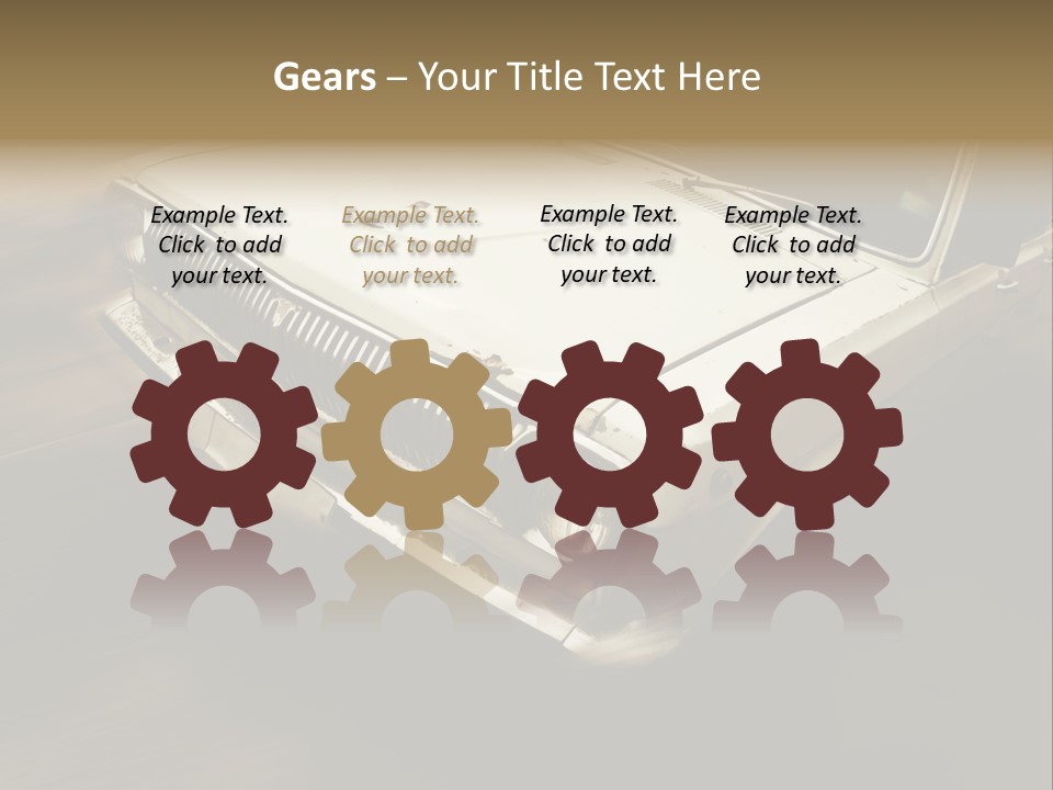 Road City Car PowerPoint Template