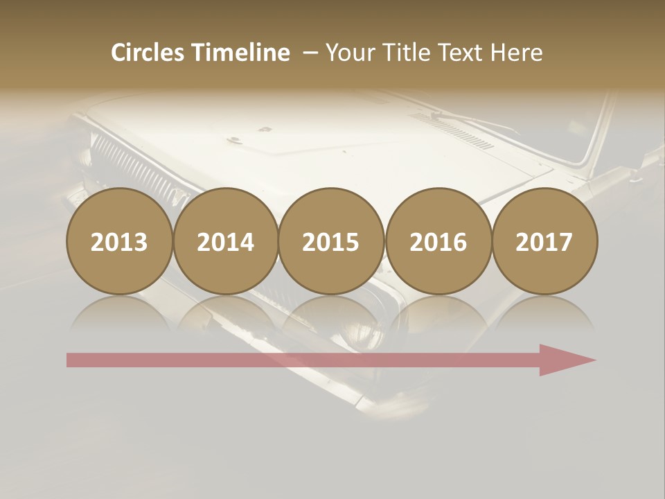 Road City Car PowerPoint Template