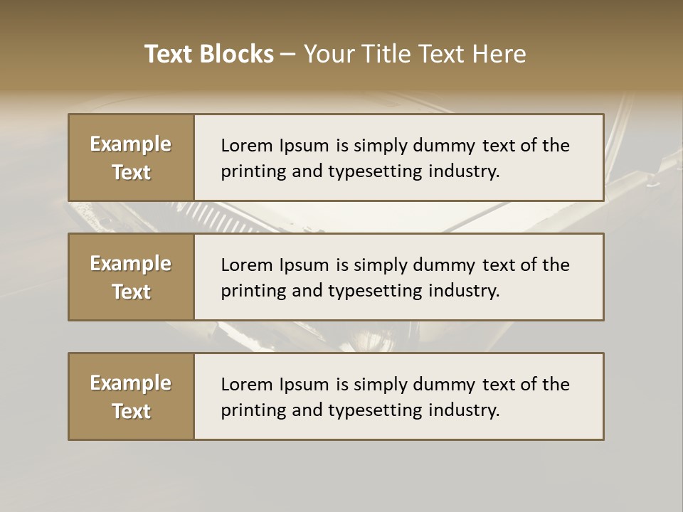 Road City Car PowerPoint Template