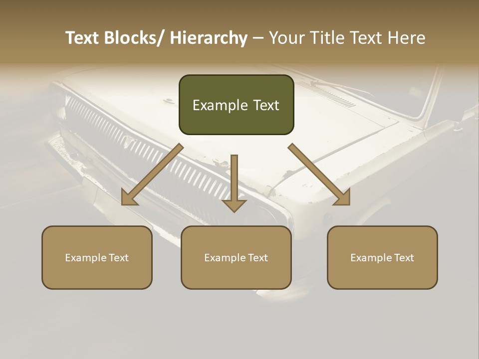 Road City Car PowerPoint Template