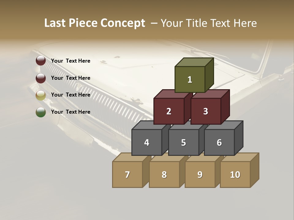 Road City Car PowerPoint Template