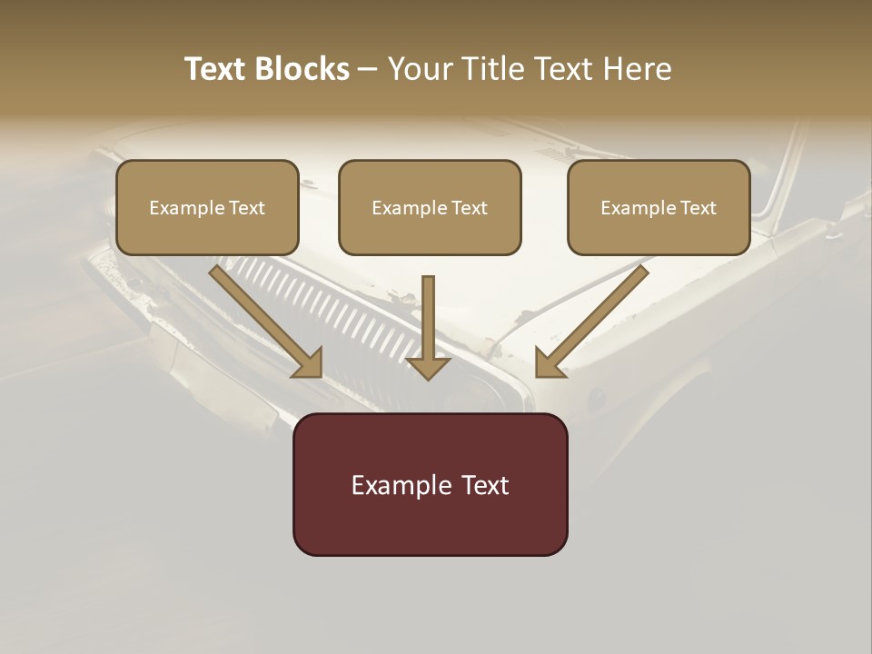 Road City Car PowerPoint Template