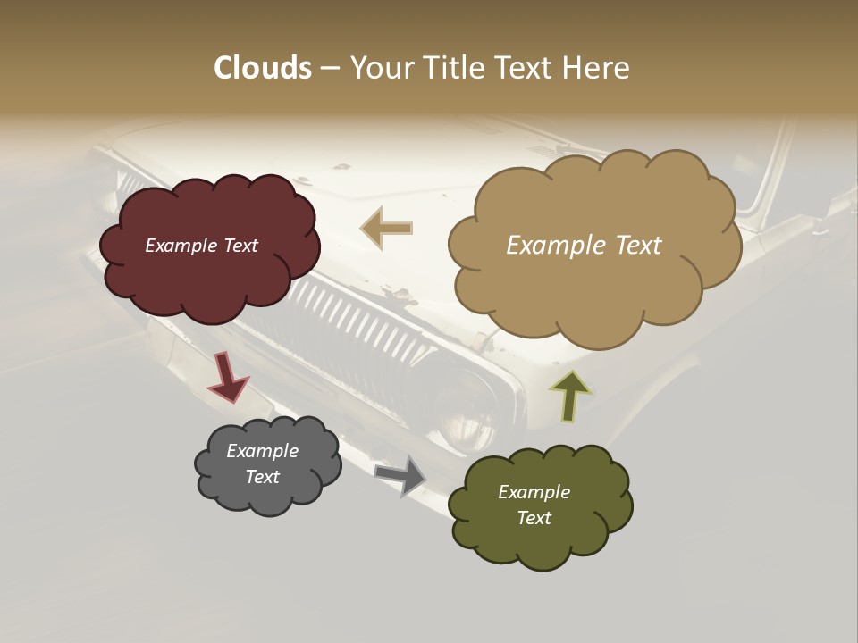 Road City Car PowerPoint Template