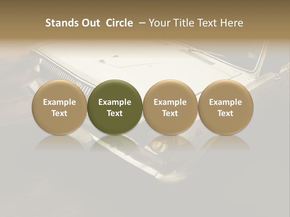 Road City Car PowerPoint Template