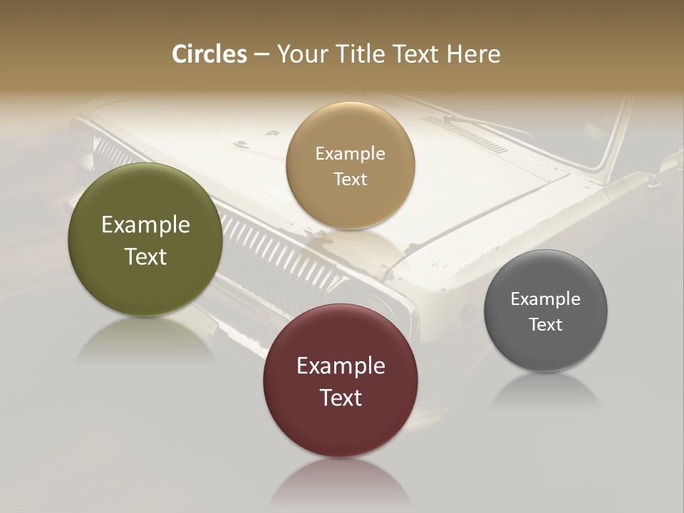 Road City Car PowerPoint Template