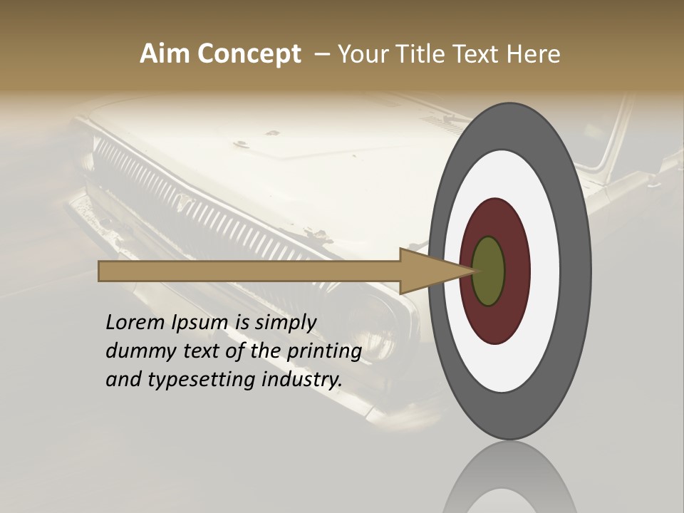 Road City Car PowerPoint Template