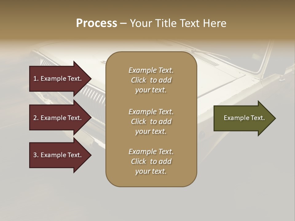 Road City Car PowerPoint Template
