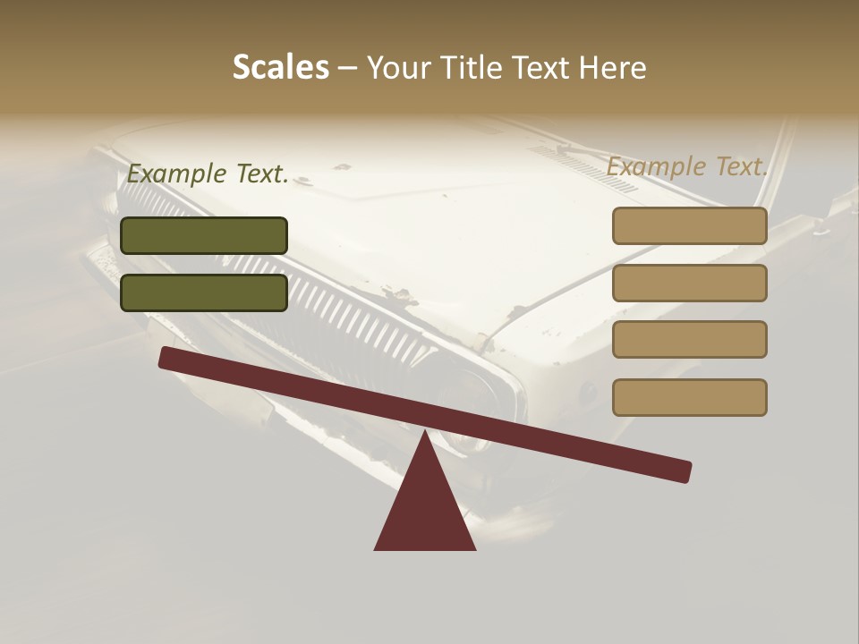 Road City Car PowerPoint Template