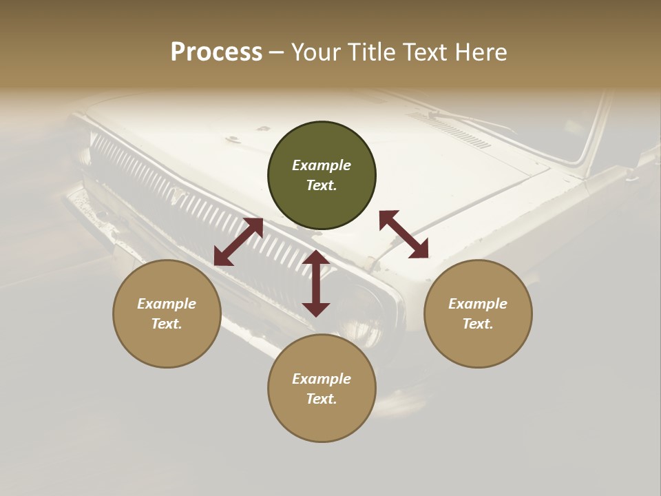 Road City Car PowerPoint Template