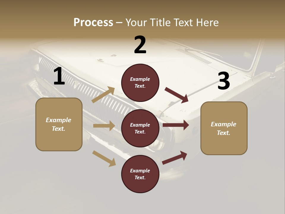 Road City Car PowerPoint Template