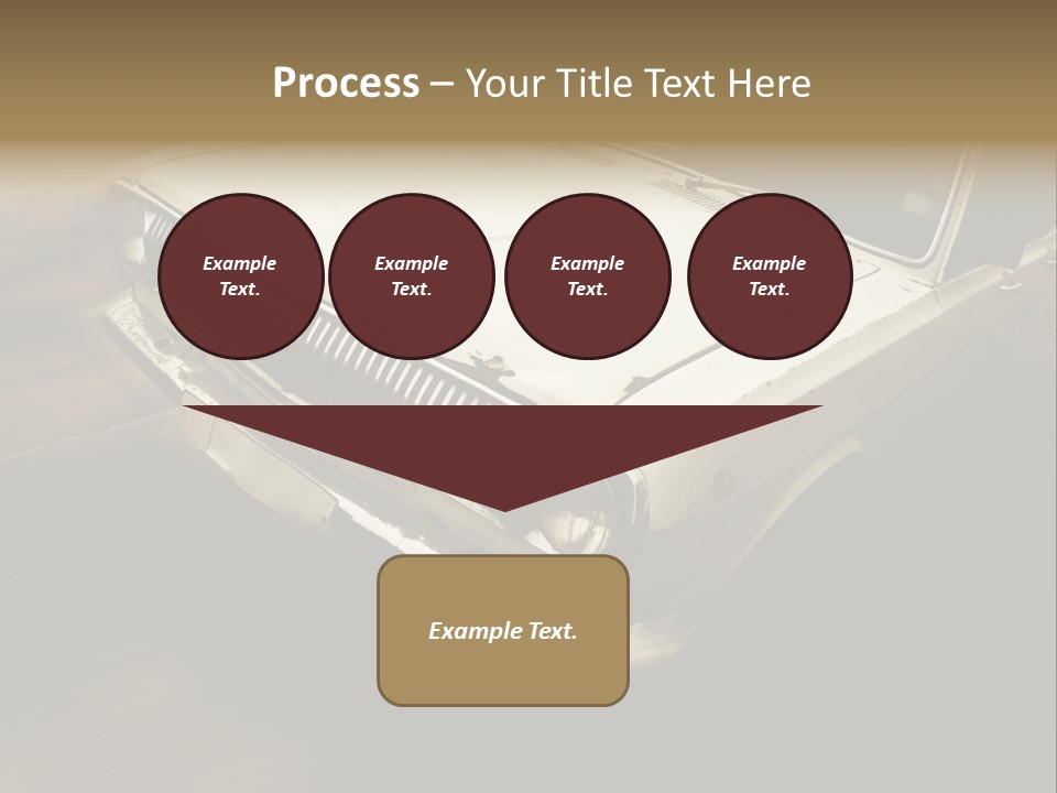 Road City Car PowerPoint Template