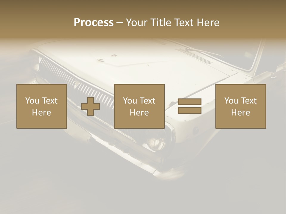 Road City Car PowerPoint Template