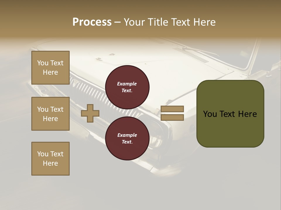 Road City Car PowerPoint Template
