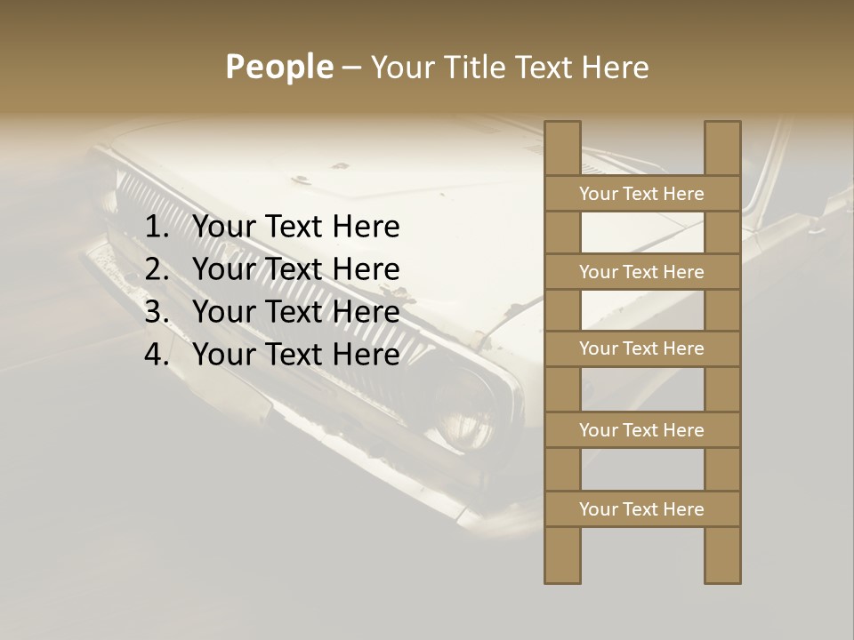 Road City Car PowerPoint Template