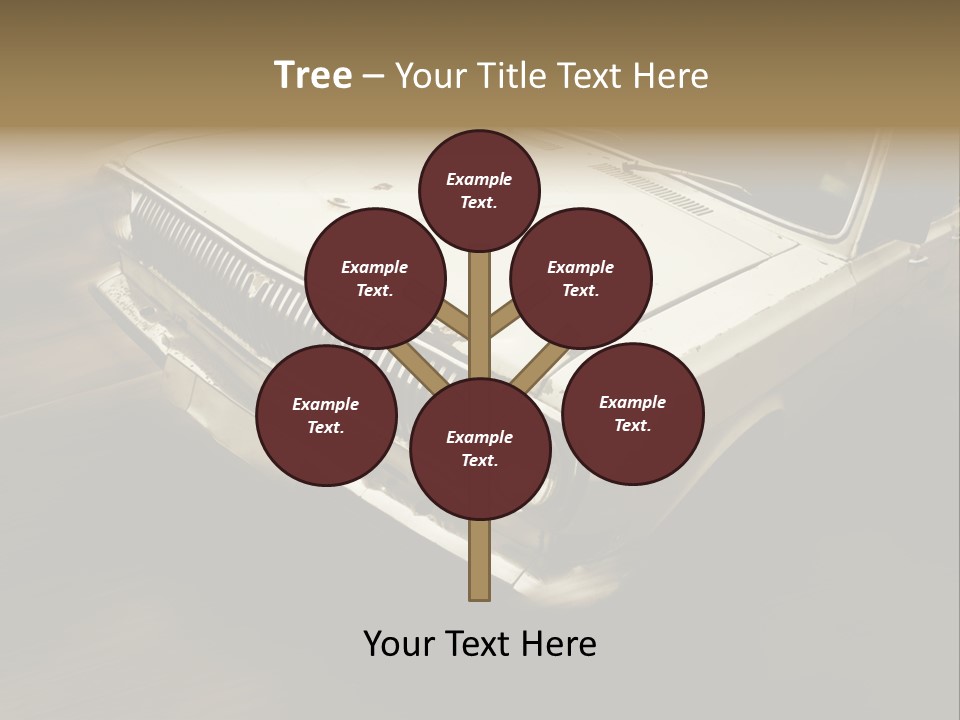 Road City Car PowerPoint Template