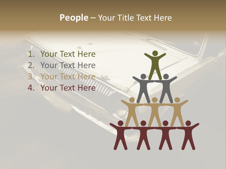 Road City Car PowerPoint Template