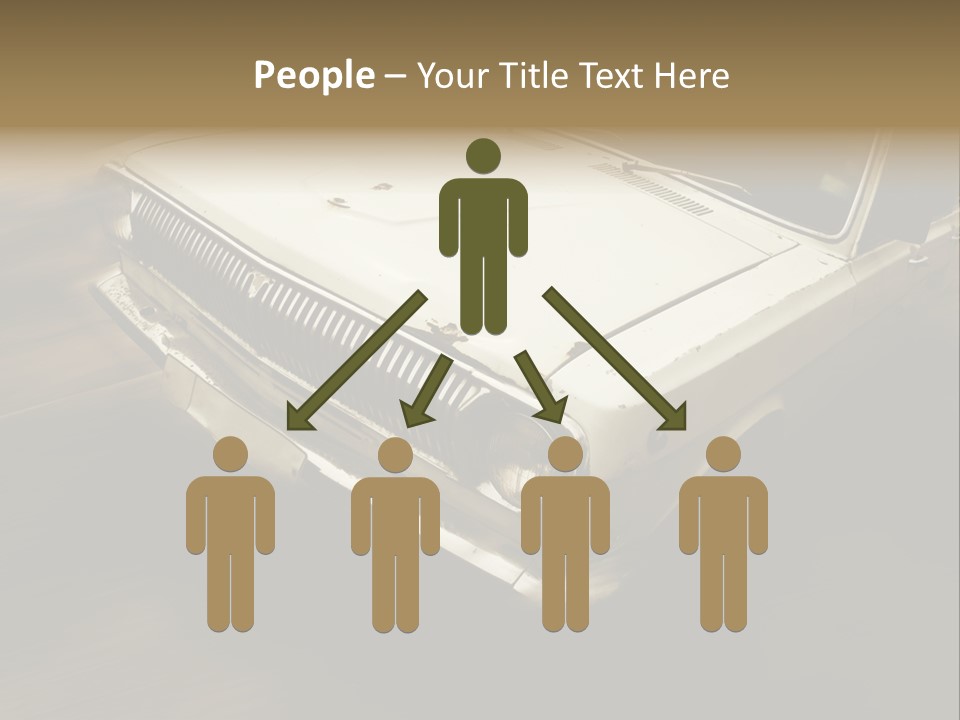 Road City Car PowerPoint Template