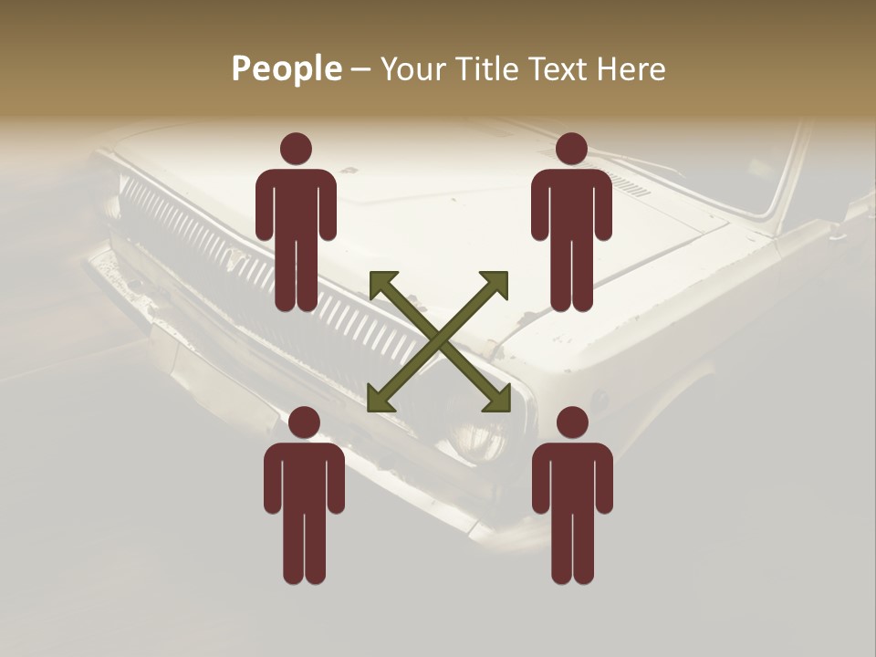 Road City Car PowerPoint Template