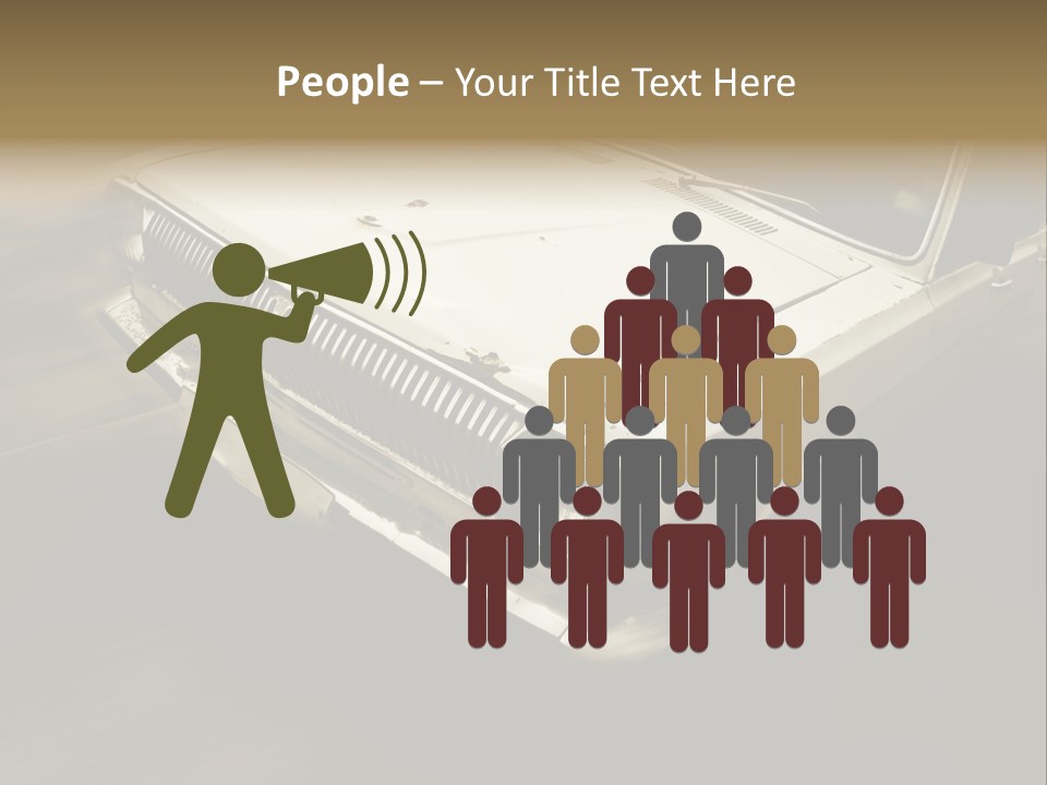 Road City Car PowerPoint Template