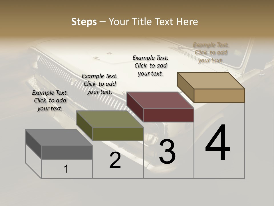 Road City Car PowerPoint Template