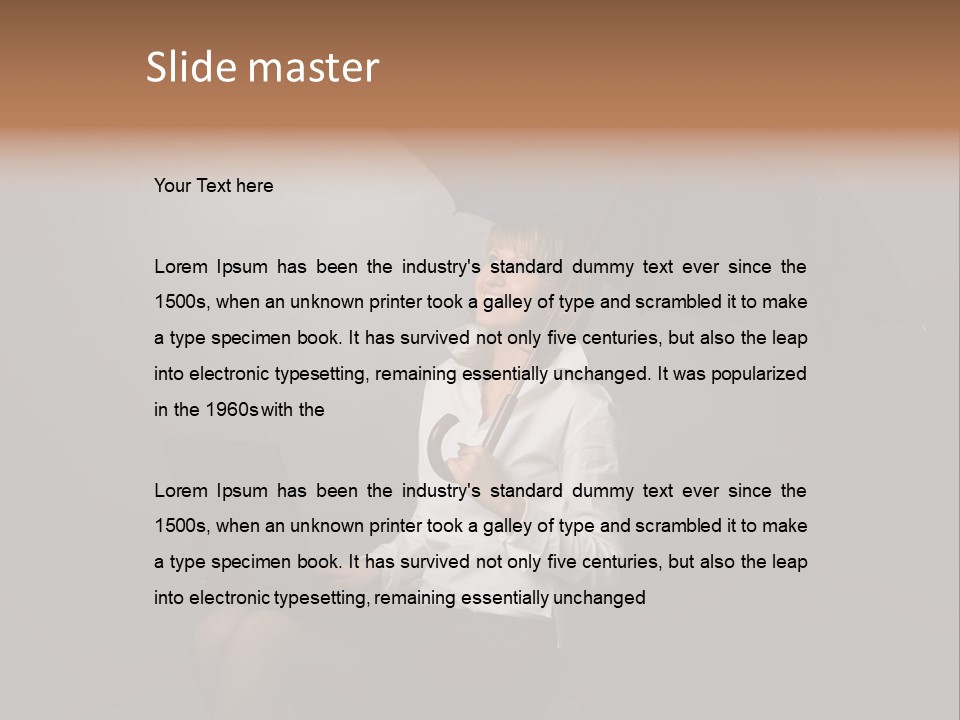 One Cheerful Business PowerPoint Template