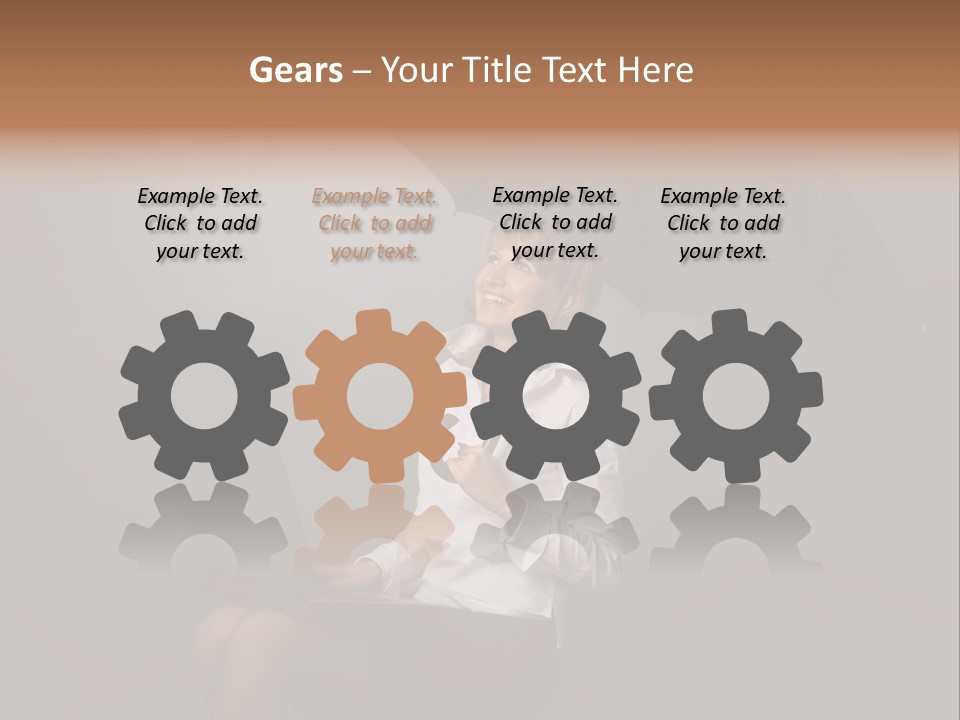 One Cheerful Business PowerPoint Template