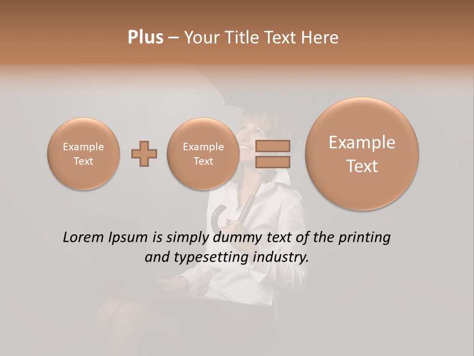 One Cheerful Business PowerPoint Template
