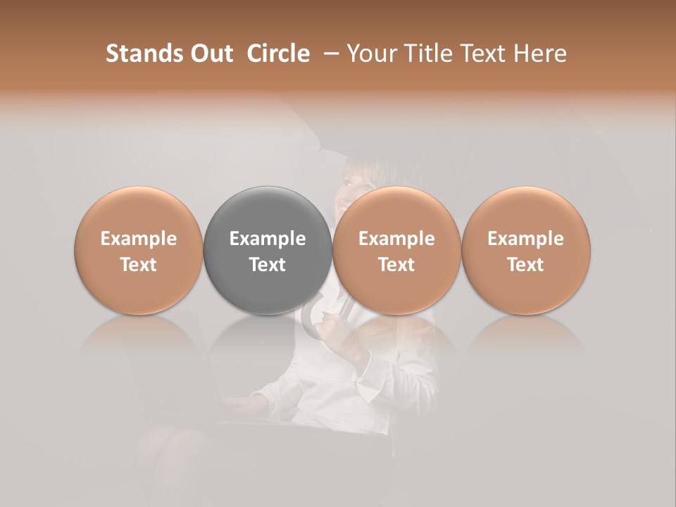 One Cheerful Business PowerPoint Template