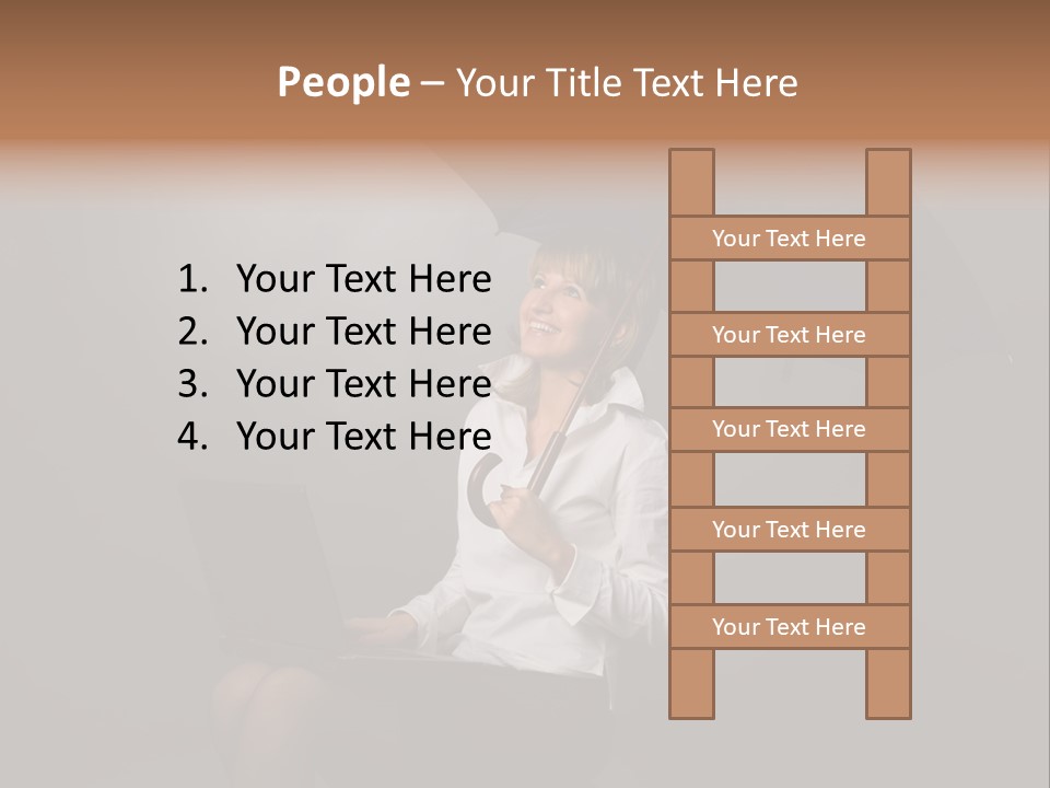 One Cheerful Business PowerPoint Template