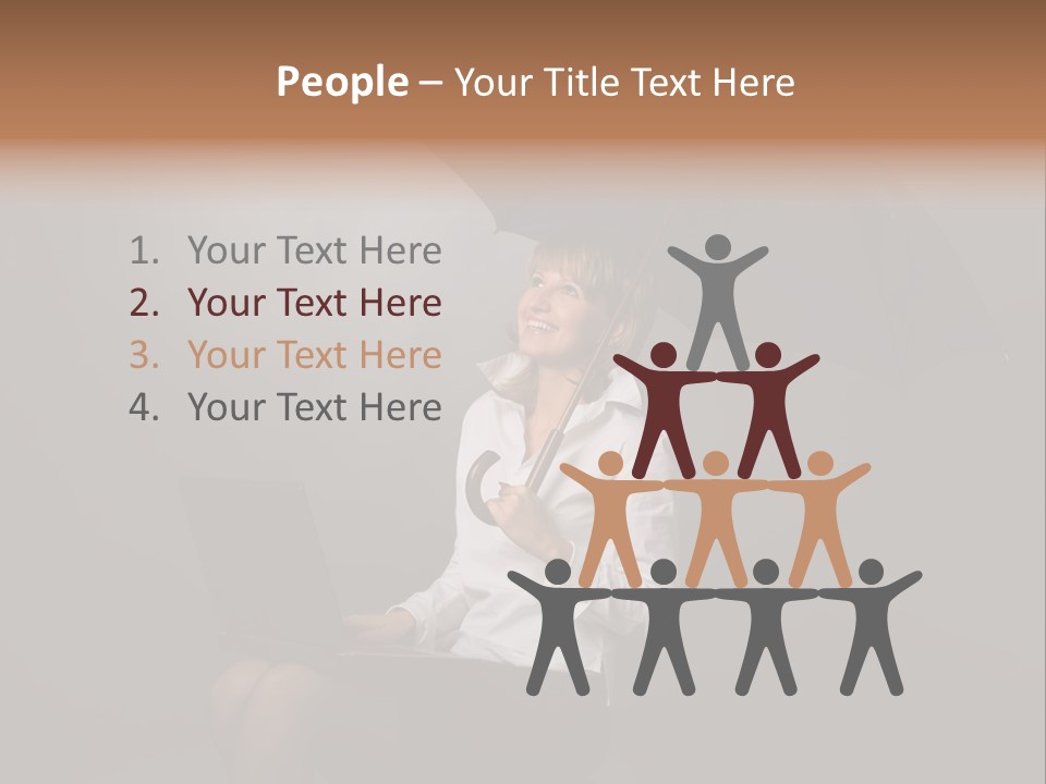 One Cheerful Business PowerPoint Template