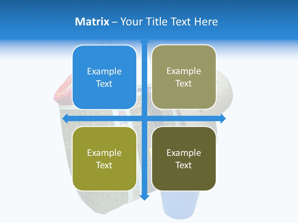 Sea Beach Sand Pail PowerPoint Template