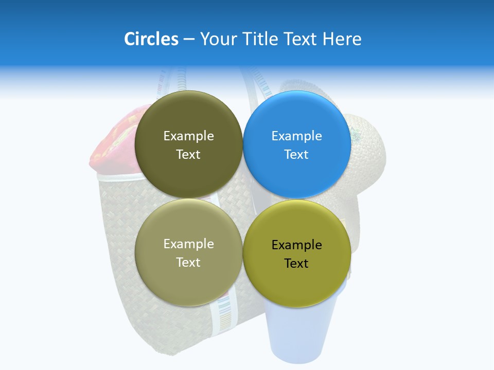 Sea Beach Sand Pail PowerPoint Template