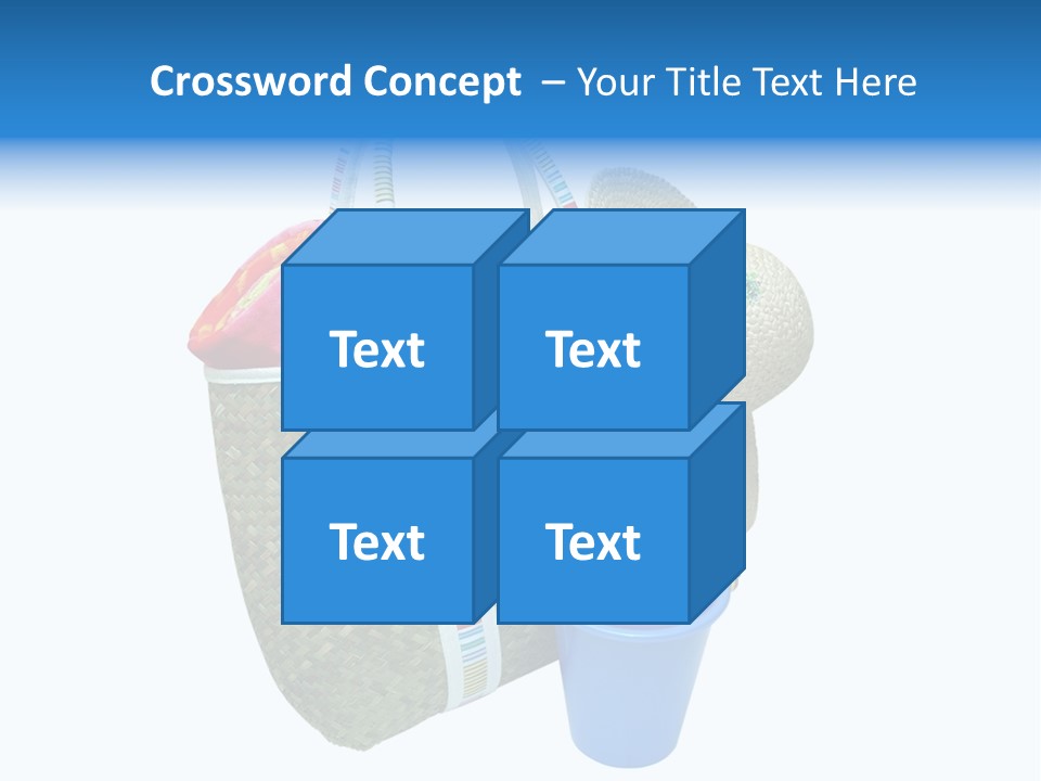 Sea Beach Sand Pail PowerPoint Template