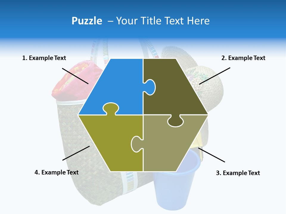 Sea Beach Sand Pail PowerPoint Template