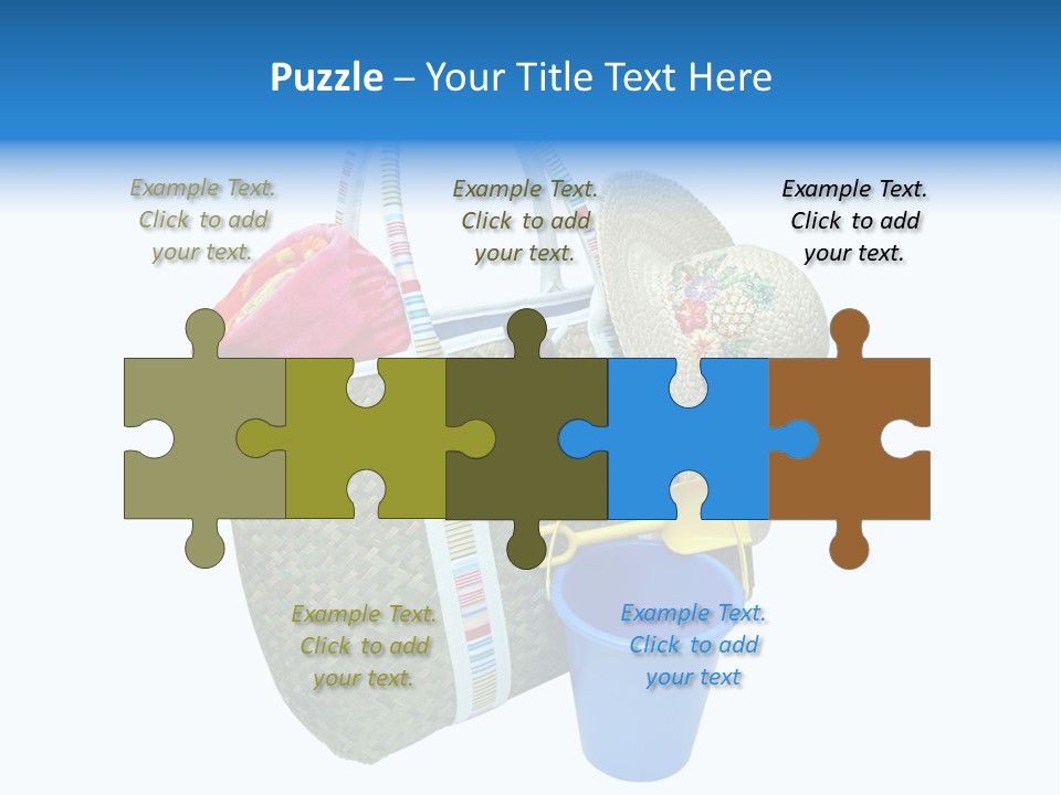 Sea Beach Sand Pail PowerPoint Template