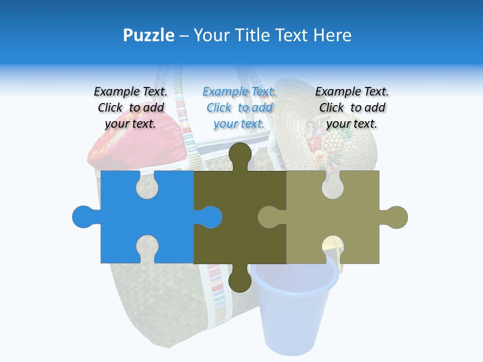 Sea Beach Sand Pail PowerPoint Template