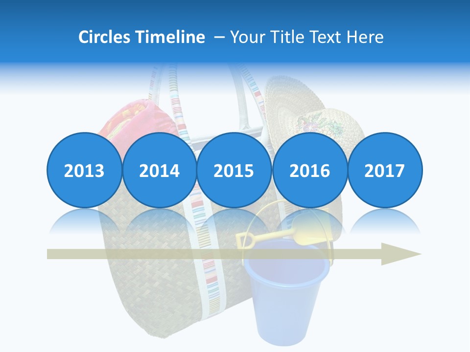 Sea Beach Sand Pail PowerPoint Template