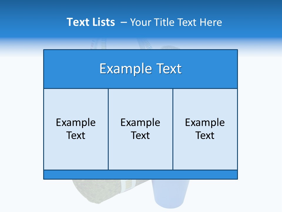 Sea Beach Sand Pail PowerPoint Template