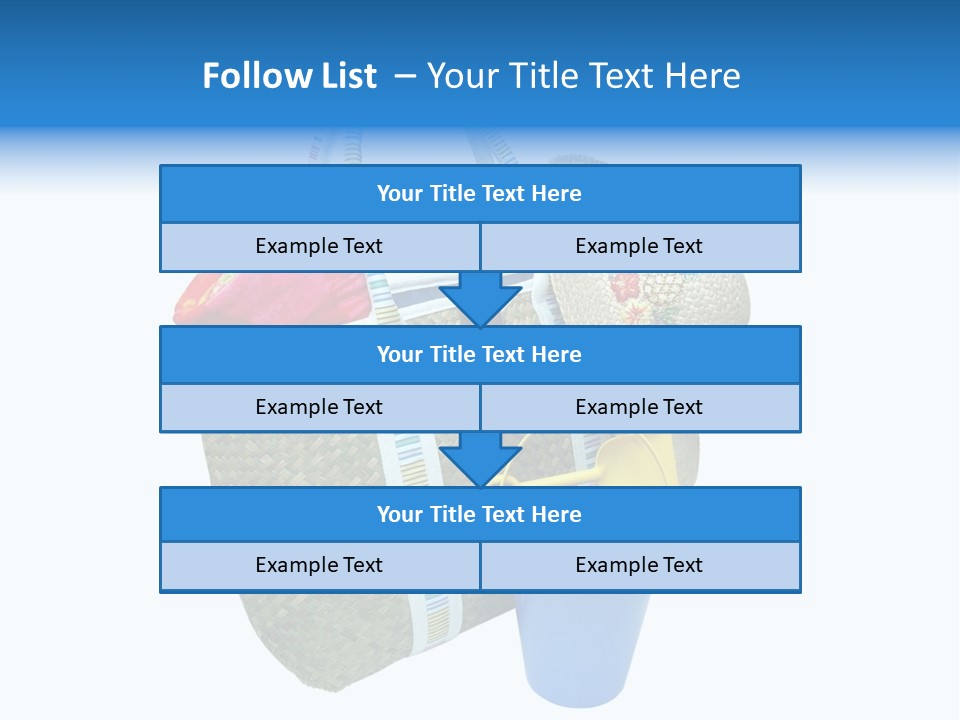 Sea Beach Sand Pail PowerPoint Template