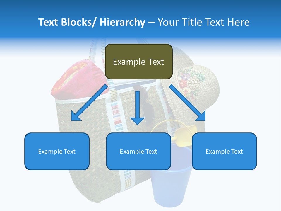 Sea Beach Sand Pail PowerPoint Template