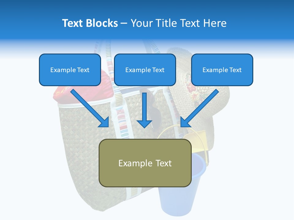 Sea Beach Sand Pail PowerPoint Template