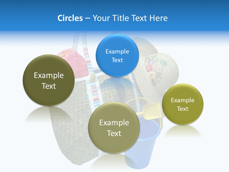 Sea Beach Sand Pail PowerPoint Template