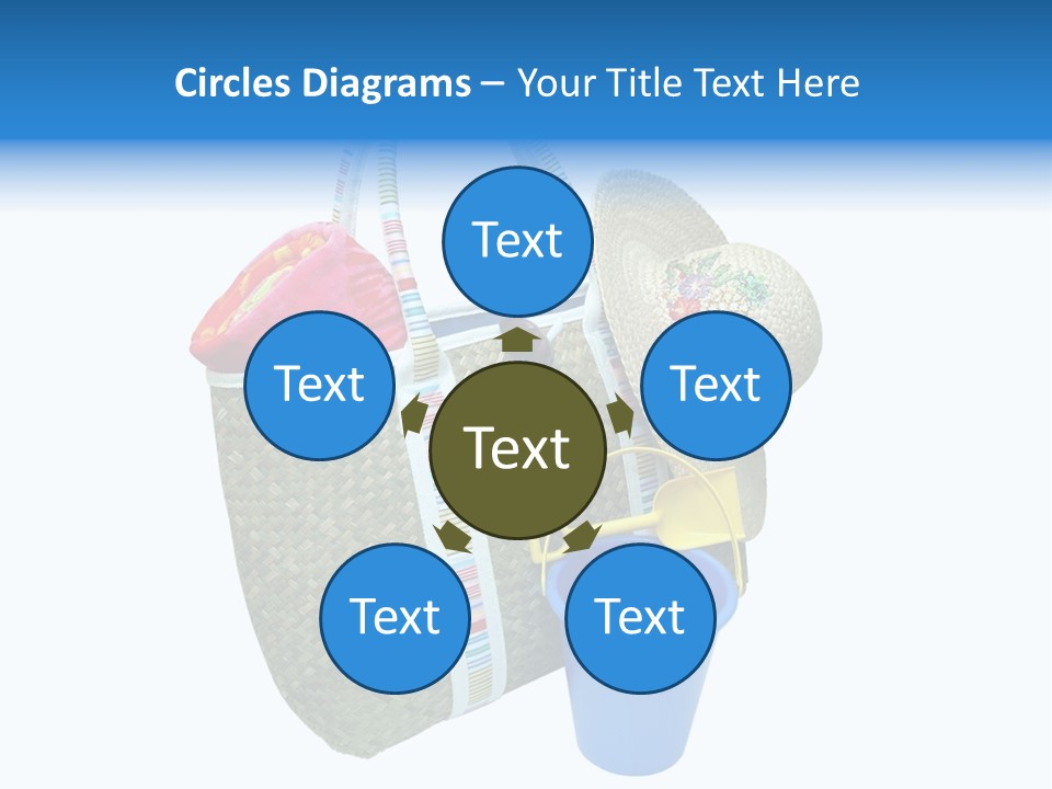 Sea Beach Sand Pail PowerPoint Template