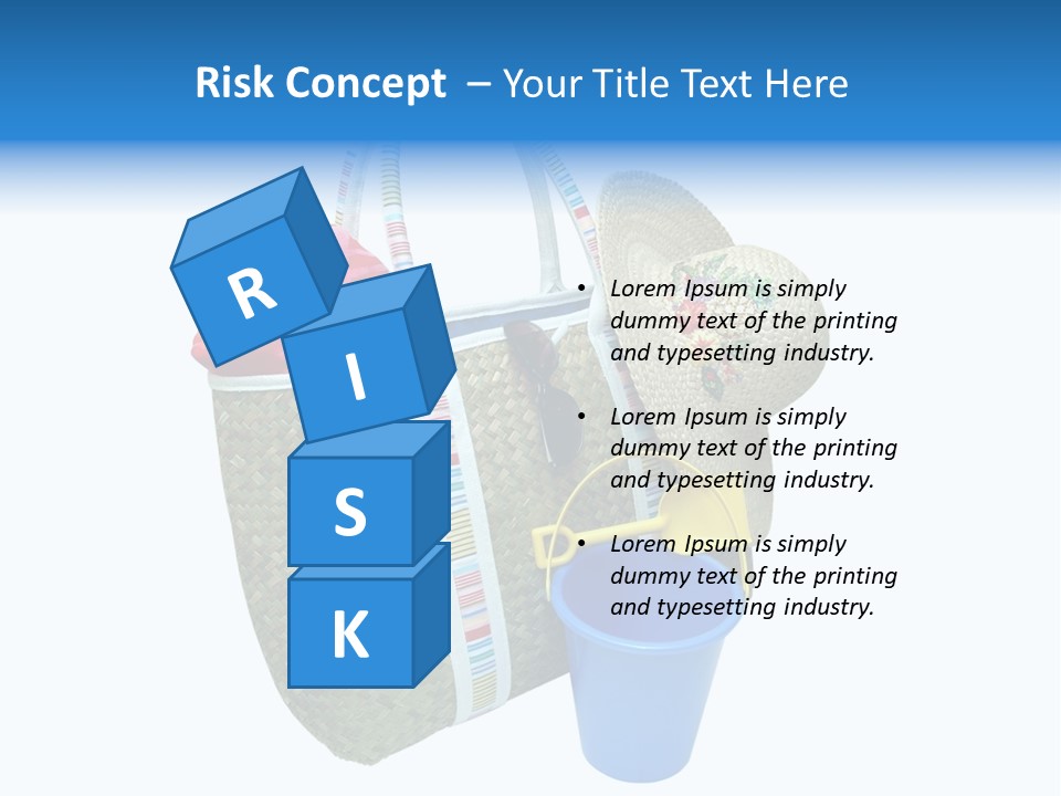 Sea Beach Sand Pail PowerPoint Template