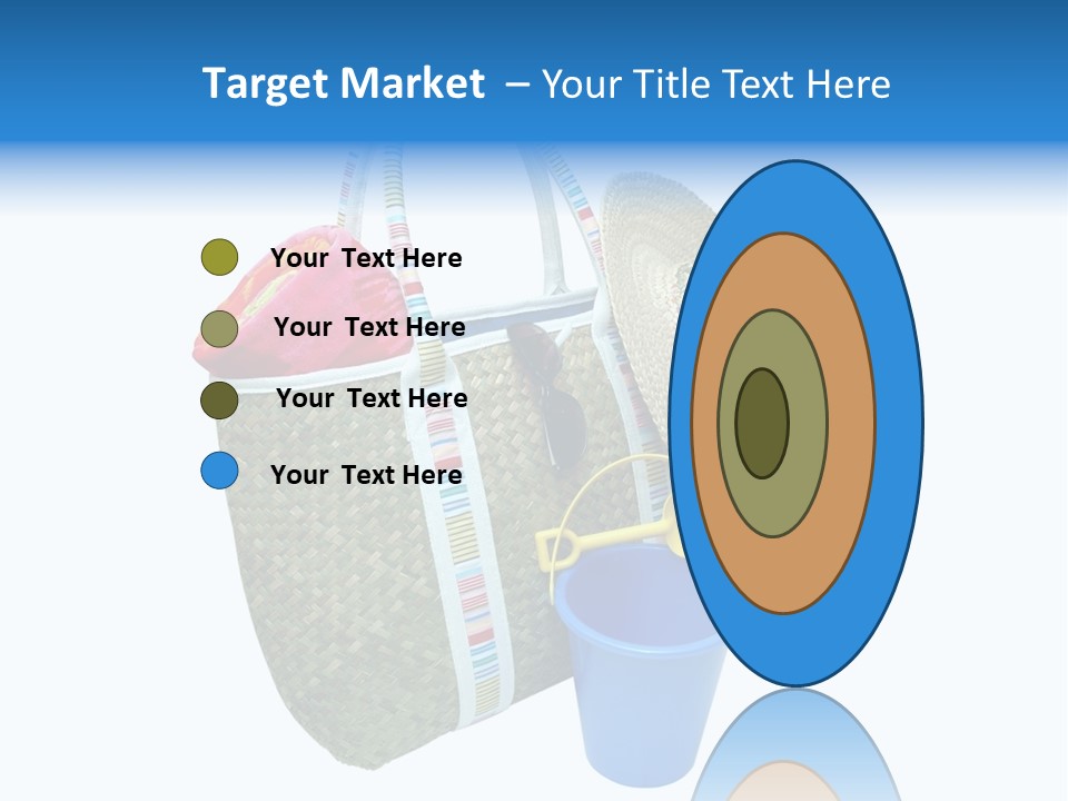 Sea Beach Sand Pail PowerPoint Template