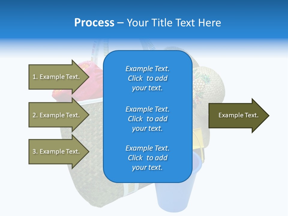 Sea Beach Sand Pail PowerPoint Template