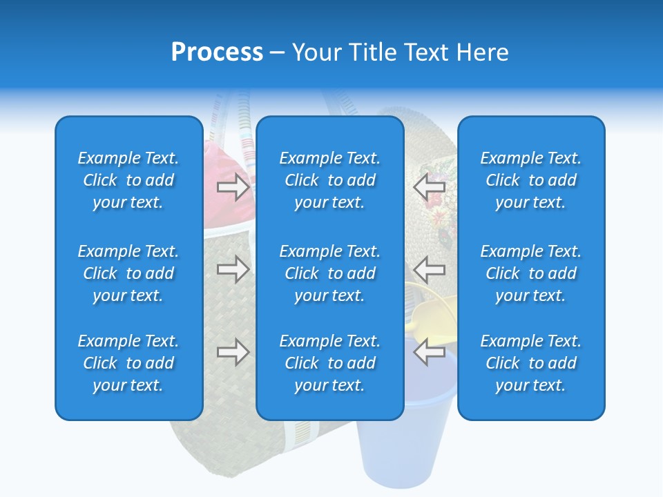 Sea Beach Sand Pail PowerPoint Template